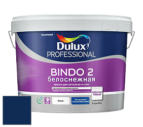 Краска DULUX LUXIUM BINDO 2 глубокоматовая краска цвет RAL 5026 