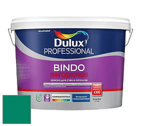 Краска DULUX LUXIUM BINDO НЕГОРЮЧАЯ 9л глубокоматовая краска цвет 30GG 19/370 Peppermint Beach