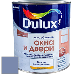 Краска DULUX LUXIUM ОКНА И ДВЕРИ полуматовая краска цвет 70BB 27/201 