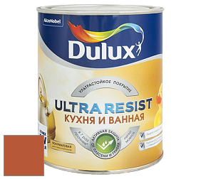 Краска DULUX LUXIUM ULTRA RESIST КУХНЯ И ВАННАЯ полуматовая ультрастойкая краска цвет 60YR 19/557 Autumn fern 1