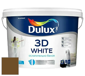 Краска DULUX LUXIUM 3D WHITE матовая краска цвет RAL 8008 