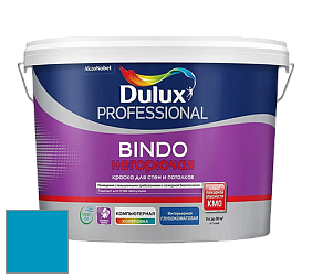 Краска DULUX LUXIUM BINDO НЕГОРЮЧАЯ 9л глубокоматовая краска цвет NCS S 1565-B 