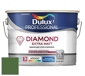 Краска DULUX LUXIUM DIAMOND EXTRA MATT глубокоматовая краска цвет 50GY 13/306 Woodland fern 2