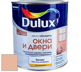 Краска DULUX LUXIUM ОКНА И ДВЕРИ полуматовая краска цвет 70YR 59/242 