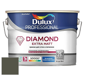 Краска DULUX LUXIUM DIAMOND EXTRA MATT глубокоматовая краска цвет RAL 7013 