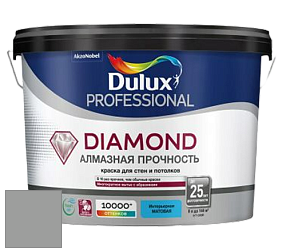 Краска DULUX LUXIUM DIAMOND MATT матовая краска цвет 00NN 37/000 Granite Grey