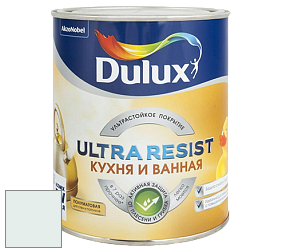 Краска DULUX LUXIUM ULTRA RESIST КУХНЯ И ВАННАЯ полуматовая ультрастойкая краска цвет NCS S 0505-B80G 