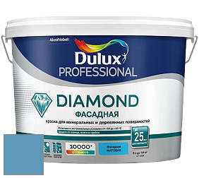 Краска DULUX LUXIUM DIAMOND ФАСАДНАЯ матовая краска цвет 90BG 29/267 Celestial blue 5