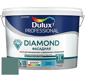 Краска DULUX LUXIUM DIAMOND ФАСАДНАЯ матовая краска цвет NCS S 5020-B70G 