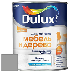 Краска DULUX LUXIUM МЕБЕЛЬ И ДЕРЕВО матовая краска цвет NCS S 4000-N 