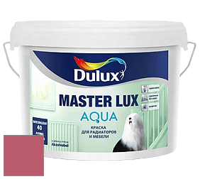 Краска DULUX LUXIUM MASTER LUX AQUA полуглянцевая краска цвет 90RR 21/418 Red stallion 4