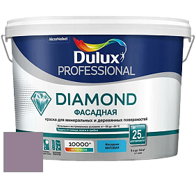 Краска DULUX LUXIUM DIAMOND ФАСАДНАЯ матовая краска цвет NCS S 4020-R40B 