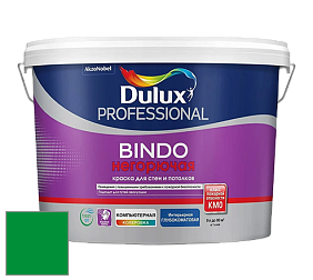 Краска DULUX LUXIUM BINDO НЕГОРЮЧАЯ 9л глубокоматовая краска цвет RAL 6037 