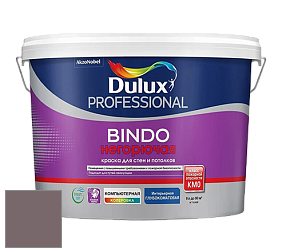Краска DULUX LUXIUM BINDO НЕГОРЮЧАЯ 9л глубокоматовая краска цвет NCS S 6010-R10B 