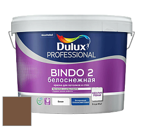 Краска DULUX LUXIUM BINDO 2 глубокоматовая краска цвет 80YR 11/244 