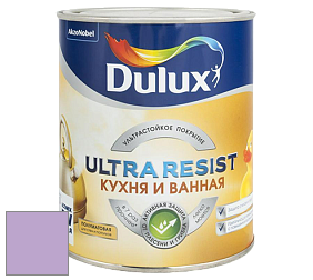 Краска DULUX LUXIUM ULTRA RESIST КУХНЯ И ВАННАЯ полуматовая ультрастойкая краска цвет 40RB 43/233 Purpling