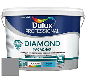 Краска DULUX LUXIUM DIAMOND ФАСАДНАЯ матовая краска цвет NCS S 4502-R50B 