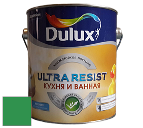 Краска DULUX LUXIUM ULTRA RESIST КУХНЯ И ВАННАЯ матовая ультрастойкая краска цвет NCS S 2070-G10Y 