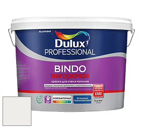 Краска DULUX LUXIUM BINDO НЕГОРЮЧАЯ 9л глубокоматовая краска цвет NCS S 0502-Y80R 