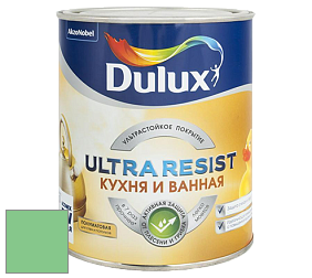 Краска DULUX LUXIUM ULTRA RESIST КУХНЯ И ВАННАЯ полуматовая ультрастойкая краска цвет NCS S 1050-G10Y 