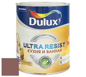 Краска DULUX LUXIUM ULTRA RESIST КУХНЯ И ВАННАЯ полуматовая ультрастойкая краска цвет 30YR 16/162 Rosemont Hall