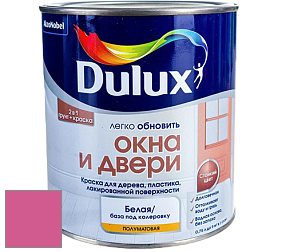 Краска DULUX LUXIUM ОКНА И ДВЕРИ полуматовая краска цвет RAL 4003 