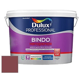 Краска DULUX LUXIUM BINDO НЕГОРЮЧАЯ 9л глубокоматовая краска цвет 90RR 11/257 Tomahawk Red