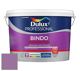 Краска DULUX LUXIUM BINDO НЕГОРЮЧАЯ 9л глубокоматовая краска цвет 70RB 23/280 Lara's Theme