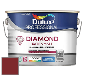 Краска DULUX LUXIUM DIAMOND EXTRA MATT глубокоматовая краска цвет RAL 3011 