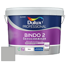 Краска DULUX LUXIUM BINDO 2 глубокоматовая краска цвет NCS S 3000-N 