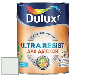 Краска DULUX LUXIUM ULTRA RESIST ДЛЯ ДЕТСКОЙ ультрастойкая матовая краска цвет NCS S 0505-G 