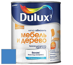 Краска DULUX LUXIUM МЕБЕЛЬ И ДЕРЕВО матовая краска цвет NCS S 2060-R80B 