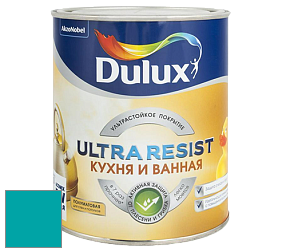 Краска DULUX LUXIUM ULTRA RESIST КУХНЯ И ВАННАЯ полуматовая ультрастойкая краска цвет 88GG 32/346 Marine Blue