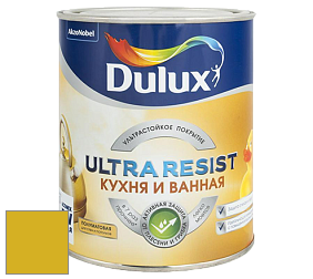 Краска DULUX LUXIUM ULTRA RESIST КУХНЯ И ВАННАЯ полуматовая ультрастойкая краска цвет 45YY 47/648 