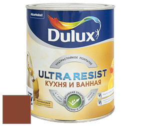 Краска DULUX LUXIUM ULTRA RESIST КУХНЯ И ВАННАЯ полуматовая ультрастойкая краска цвет 39YR 11/342 Deep Spice