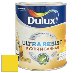 Краска DULUX LUXIUM ULTRA RESIST КУХНЯ И ВАННАЯ полуматовая ультрастойкая краска цвет 53YY 69/747 
