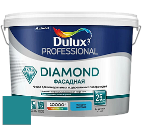 Краска DULUX LUXIUM DIAMOND ФАСАДНАЯ матовая краска цвет RAL 5018 