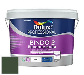 Краска DULUX LUXIUM BINDO 2 глубокоматовая краска цвет 50GY 08/153 Wilderness Green