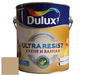 Краска DULUX LUXIUM ULTRA RESIST КУХНЯ И ВАННАЯ матовая ультрастойкая краска цвет NCS S 3020-Y10R 
