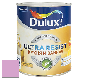 Краска DULUX LUXIUM ULTRA RESIST КУХНЯ И ВАННАЯ полуматовая ультрастойкая краска цвет 86RB 47/274 Tea Rose Garden