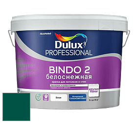 Краска DULUX LUXIUM BINDO 2 глубокоматовая краска цвет 42GG 08/250 Tall Evergreen