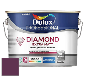 Краска DULUX LUXIUM DIAMOND EXTRA MATT глубокоматовая краска цвет 12RR 07/229 Plum Escape