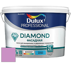 Краска DULUX LUXIUM DIAMOND ФАСАДНАЯ матовая краска цвет NCS S 1050-R40B 