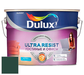 Краска DULUX LUXIUM ULTRA RESIST ГОСТИНЫЕ И ОФИСЫ ультрастойкая матовая краска цвет 07GG 07/143 Country Club