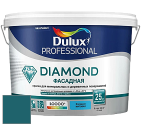 Краска DULUX LUXIUM DIAMOND ФАСАДНАЯ матовая краска цвет 26BG 09/247 Blue diamond 1