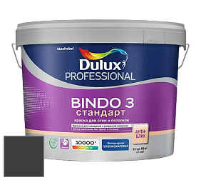 Краска DULUX LUXIUM BINDO 3 Стандарт глубокоматовая краска цвет 09BB 07/008 Skylight Darkness