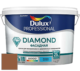 Краска DULUX LUXIUM DIAMOND ФАСАДНАЯ матовая краска цвет NCS S 5040-Y40R 
