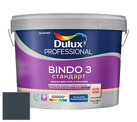 Краска DULUX LUXIUM BINDO 3 Стандарт глубокоматовая краска цвет NCS S 8010-R90B 