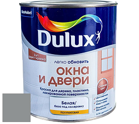 Краска DULUX LUXIUM ОКНА И ДВЕРИ полуматовая краска цвет NCS S 4502-B50G 
