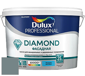 Краска DULUX LUXIUM DIAMOND ФАСАДНАЯ матовая краска цвет NCS S 5010-B30G 
